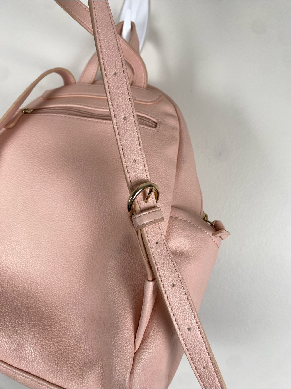 Lauren Conrad Pink Faux Leather Backpack - Picture 6 of 8